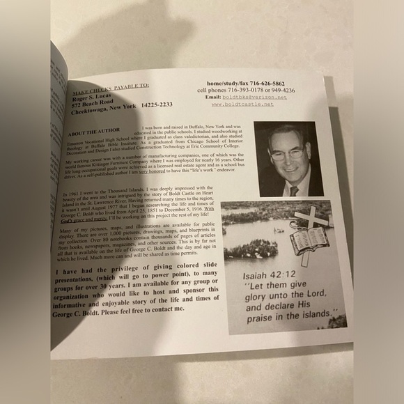 Coffee Table Book BOLDT CASTLE - HEART ISLAND By Roger S. Lucas - Picture 12 of 13